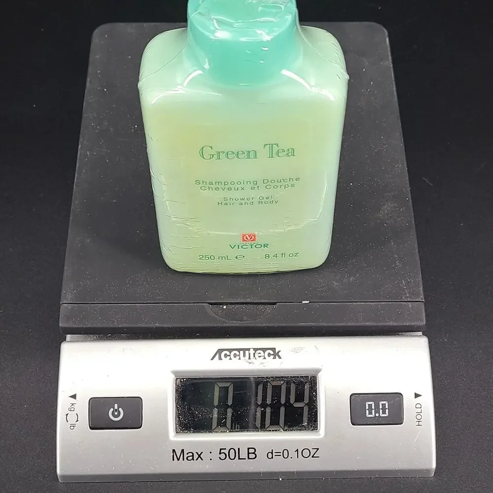 Victor Green Tea Shampoo Bath Hair & Body Shower Gel & Relaxing Massage Cream